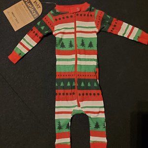 Lazy Ones Christmas 6 month onsie flapjack brand new